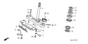 VT1100C Траверса нижняя