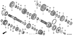 RVT1000R Трансмиссия