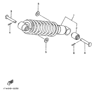 DT50LC Задняя подвеска
