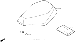 SA50P Сиденье