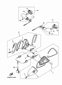 YBR125ESD Поворотники