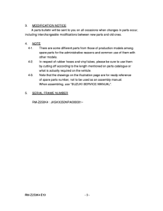 RM-Z250 Catalog preface