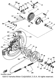 RT100H Переднее колесо