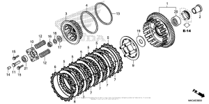 CMX500 Сцепление