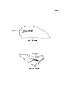 ZR1100 Наклейки