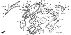 FES150 Body cover / luggage box