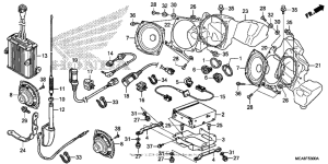 GL1800 (ABS) Audio unit