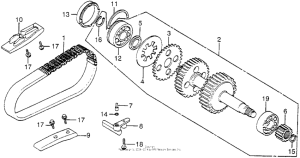 CB750 Primary chain + primary shaft