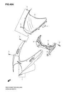 GSX-R1000 Cowling body