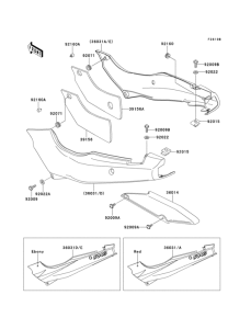 Side covers / chain cover(ex500-f3)