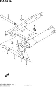 VZR1800B Rear Swingingarm