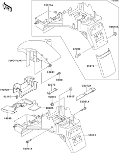ZX600 Fenders(zx600-f2 / f3)