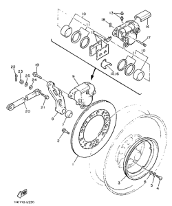 V-MAX12 Задний тормоз