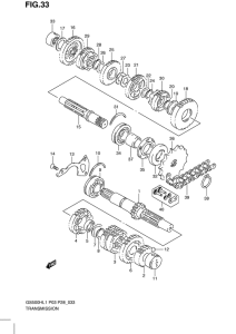 GS500 Трансмиссия