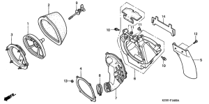 CR250R Воздухоочиститель