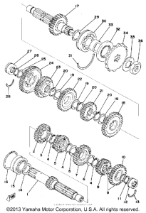 XS400D Трансмиссия