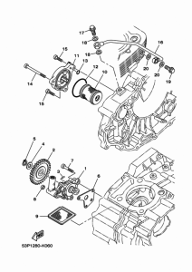 YBR250 Масляный насос