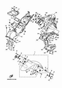 YZF-R3A フエンダ