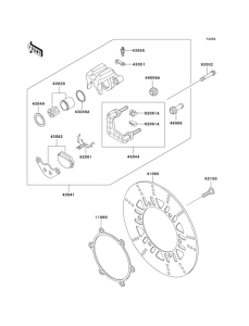 EL250 Передний тормоз