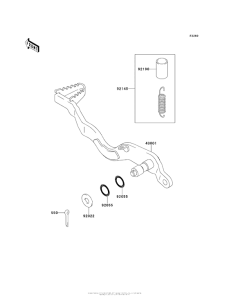  Педаль тормоза