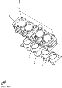 FZ400 Цилиндр