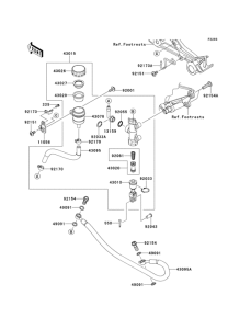 EX300 Задний торм цилиндр