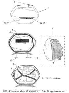 FJR13ADCG Кофры боковые