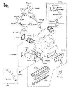 ZG1000 Воздушный фильтр
