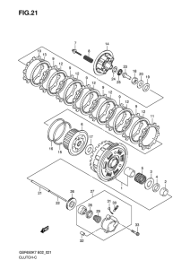 GSF650 Бендикс