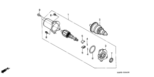 SK50M Стартерный мотор