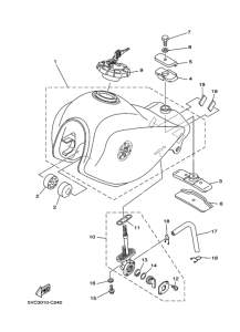 TW225E Fuel tank assy