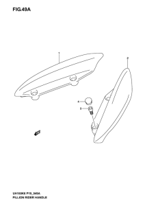 UH150 Ручка пассажира