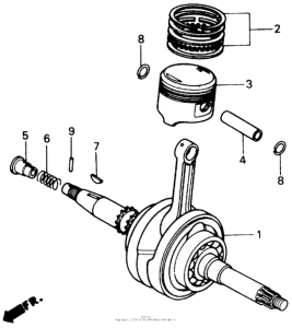CH150D Коленвал