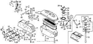 CB750 Воздушный фильтр