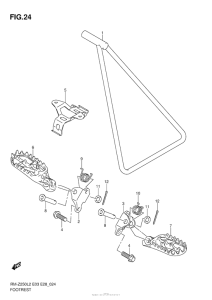 RM-Z250 Подножки