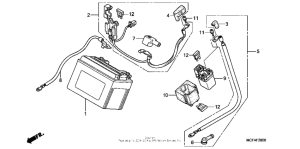 RVT1000R Аккумулятор