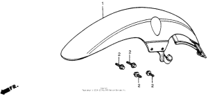 VF500C Переднее крыло