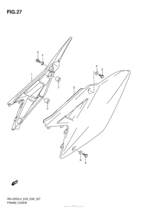RM-Z450 Обтекатель рамы