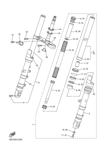 FZ6-NS Передняя вилка