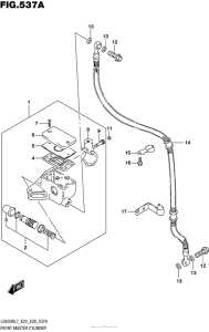 LS650 Главный тормозной цилиндр