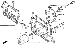 GL1500I Кожух трансмиссии
