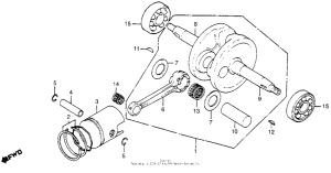 NC50 Коленчатый вал и поршни