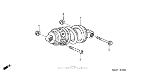 VT600CD Задние амортизаторы