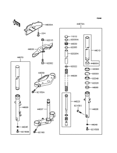 EN400 Передняя вилка