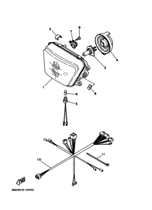 TZR250 ﾍﾂﾄﾞﾗｲﾄ