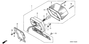 C90 Taillight unit ass`y