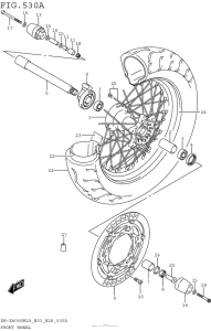  Переднее колесо