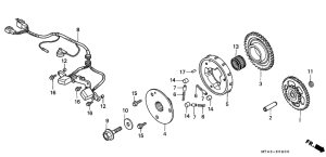 VFR750F Генератор импульсов