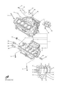 YZF-R1 Картер двигателя
