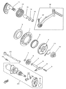 YA50R Стартер